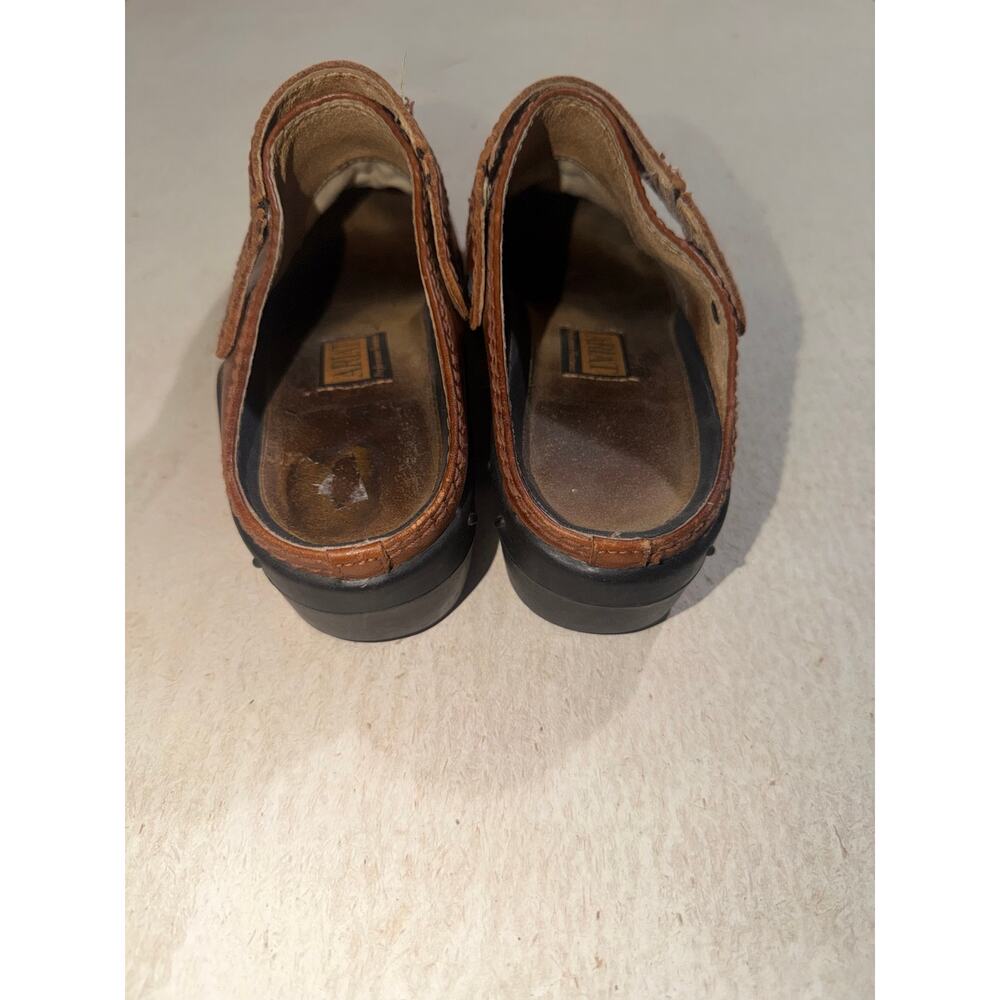 Ariat women’s brown leather mules shoes - Picture 6 of 16